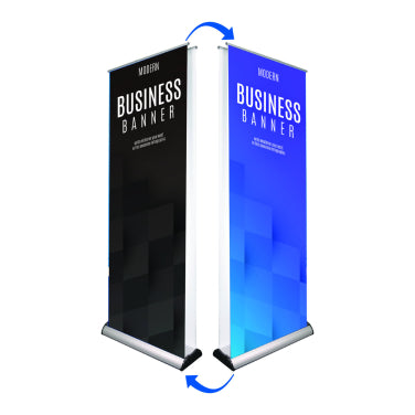 Deluxe Double-Sided Retractable Banner Stand (with Print)
